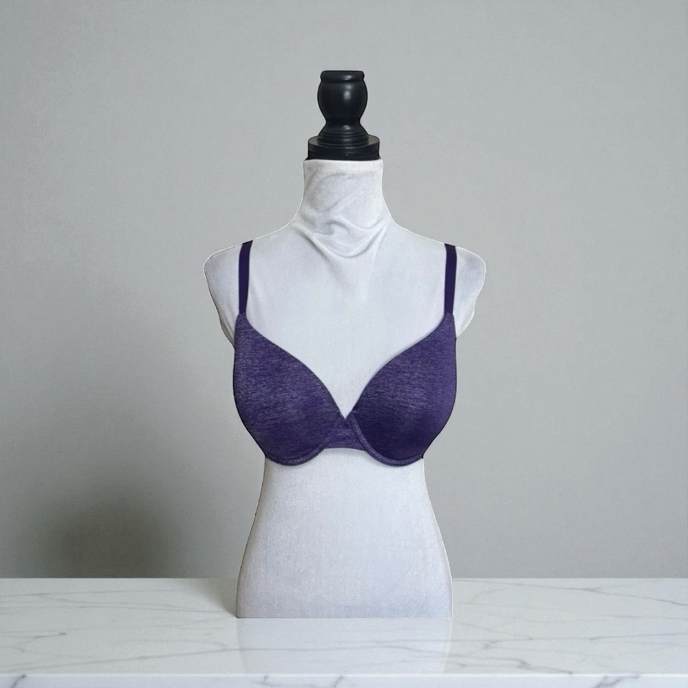 Victoria’s Secret purple Uplift Semi Demi bra lingerie sexy bra size 36DD